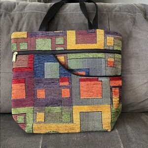 Danny K Colorful Geometric Tote Bag from Smithsonian magazine
